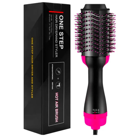 One Step™️ 4 in 1 Blow Hair Brush, Dryer, Straightening & Curl